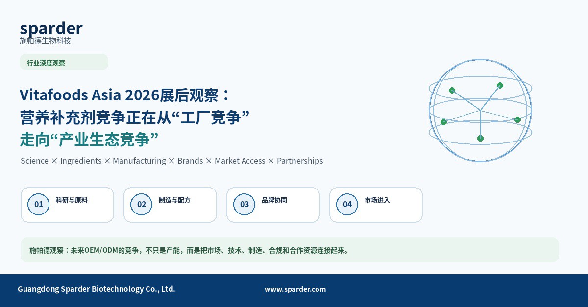 Vitafoods Asia 2026展后观察｜营养补充剂竞争从工厂走向产业生态