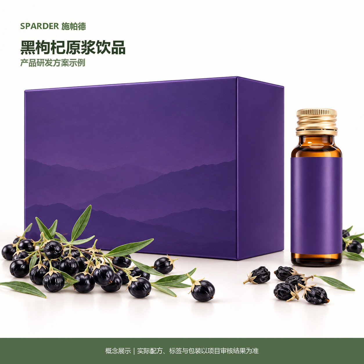 黑枸杞原浆饮品研发方案示例